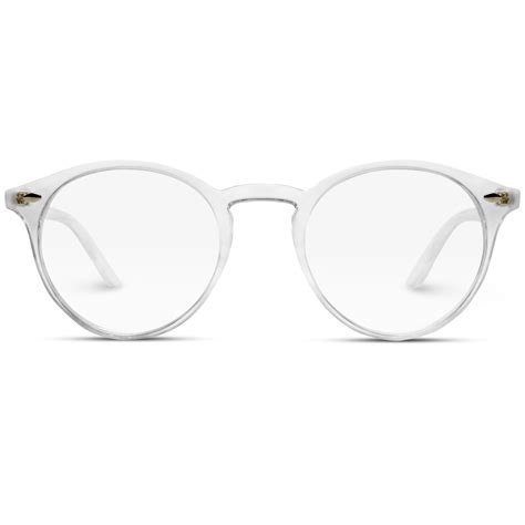 Clear frame round glasses. Affordable Round Clear Frame Women's Glasses. Hipster Clear Len's ...