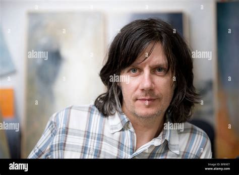 Portrait of John Squire, artist and musician Stock Photo - Alamy