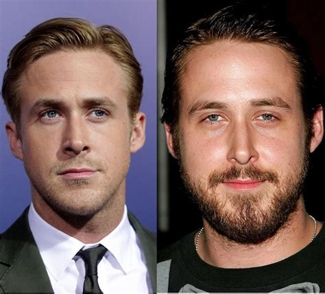 21 Photos Of Celebrities With & Without Beard — Beard Style