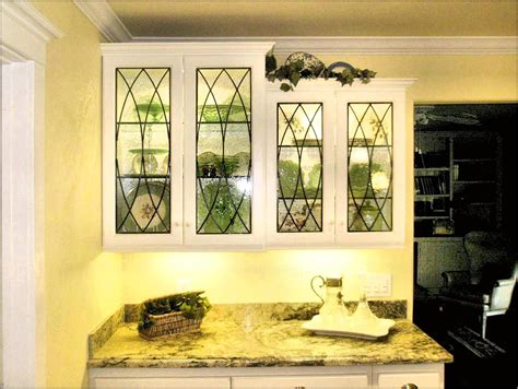 Leaded Glass Inserts For Kitchen Cabinets - Cabinet : Home Decorating ...