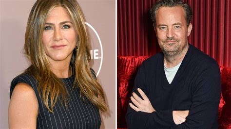 Jennifer Aniston shows support for Friends co-star Matthew Perry in ...