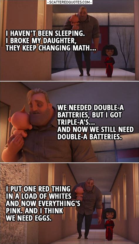 10+ Best 'Incredibles 2 (2018)' Quotes | Scattered Quotes Disney Quotes Funny, Disney Jokes ...