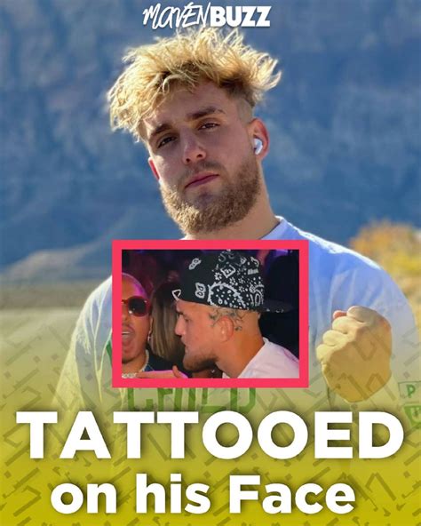 Jake Paul added a new face tattoo to his collection - Maven Buzz