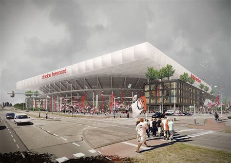 Feyenoord Stadium on Behance | Stadium architecture, Architecture ...