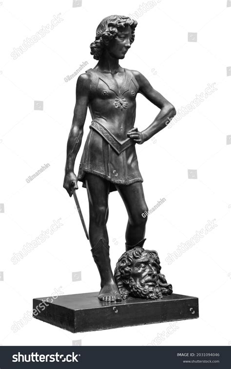 David Goliath Head Ancient Statue Biblical Stock Photo 2031094046 ...