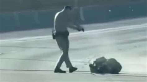 Man walking on westbound I-105 fatally shot by CHP officer