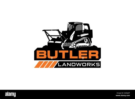 Butler logo template vector. Heavy equipment logo vector for construction company. Creative ...