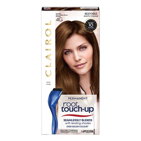 Buy Clairol Root Touch-Up Hair Dye, 4G Dark Golden Brown 30ml