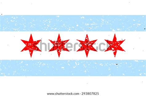 Chicago Flag Stock Vector (Royalty Free) 293807825