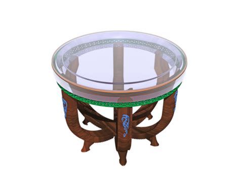 Round Glass Table With Wooden Feet Wooden Side, Small Furniture, Living Room, Round PNG ...