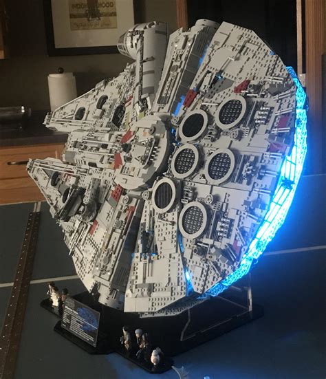 Finished installing the lights on my Millennium Falcon 75192!! : r/lego