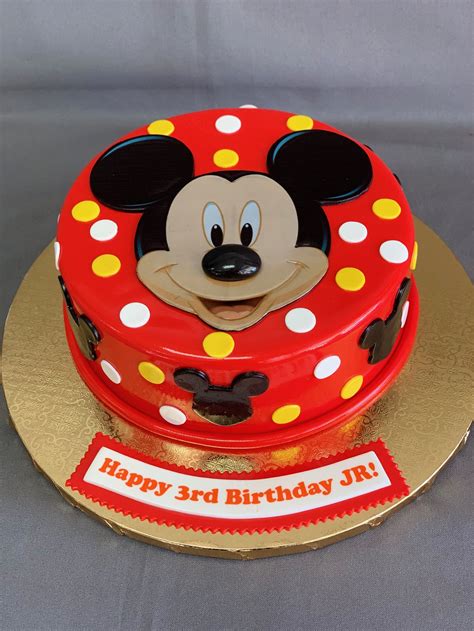 Mickey Mouse Birthday Cake — Skazka Cakes