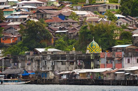 Ambon City, Indonesia. Ambon City on Ambon Island boasts excellent ...