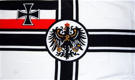 GERMAN IMPERIAL FLAG WITH CREST WORLD WAR 1 WW1 WWI GERMANY SOMME YPRES ...