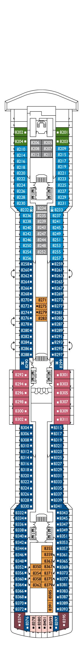 Costa Luminosa Deck Plans | CruiseInd