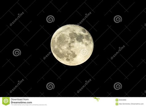 October 2016 Full Harvest Moon Stock Photo - Image of lunar, october: 80303866