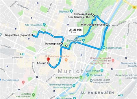 Munich Walking Tour Map