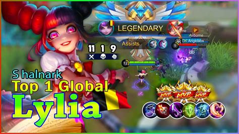 Lylia Perfect Gameplay!! Top 1 Global Lylia by S halnark ~ Mobile Legends - YouTube