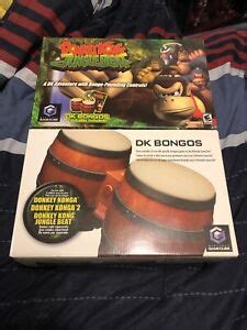 Donkey Kong Jungle Beat Bundle Nintendo GameCube Game Bongos Controller (2X) New | eBay