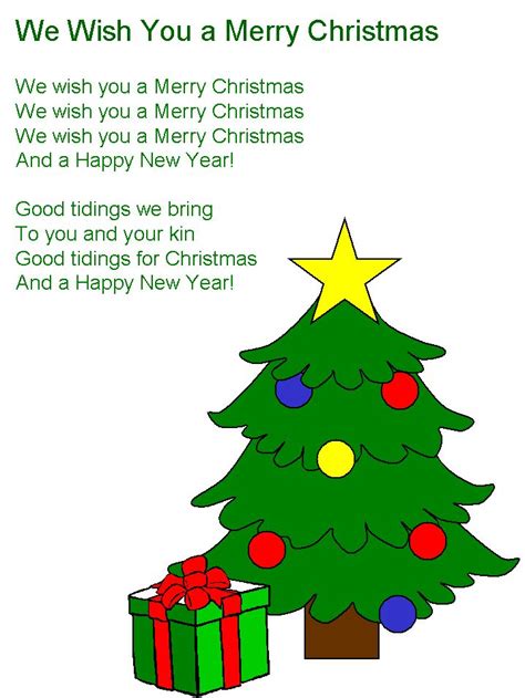 We Wish You A Merry Christmas lyrics | Merry christmas lyrics, Christmas lyrics, Preschool ...