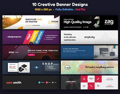 Check out new work on my @Behance portfolio: "Simple Creative Profile Banner Designs" http://be ...