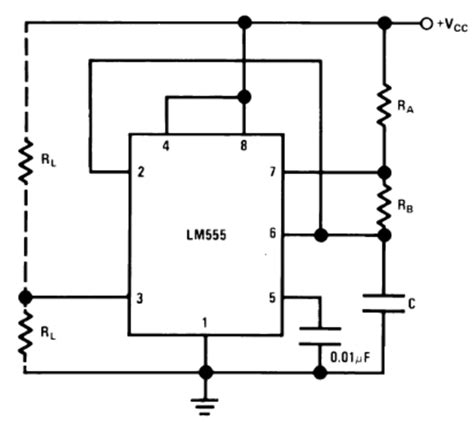 The general 555 timer circuit schematic At the heart of the circuit is... | Download Scientific ...