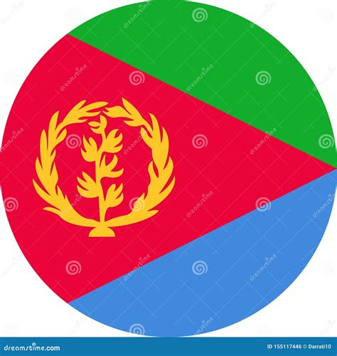 Eritrea Flag Illustration Vector Eps Stock Vector - Illustration of ...