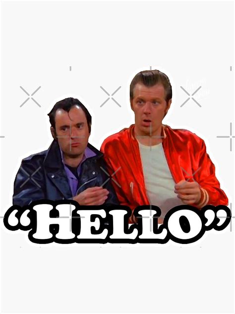 "Funny Gifts Hello Lenny And Squiggy Retro Laverne Gifts For Birthday" Sticker for Sale by ...