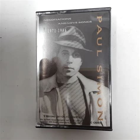 NEGOTIATIONS AND LOVE Songs 1971-1986 by Paul Simon Cassette Tape $11. ...