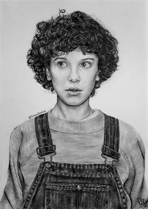 My drawing of Eleven! : r/StrangerThings