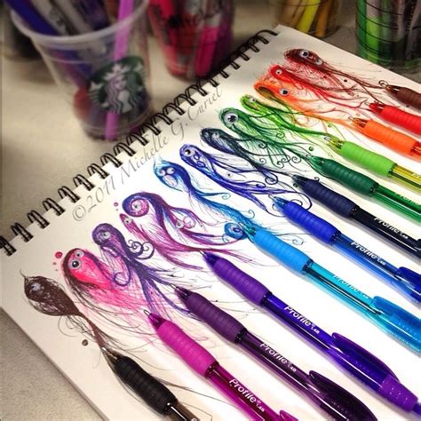 Easy Things to Draw With Colored Pens - Navarro Turatillad