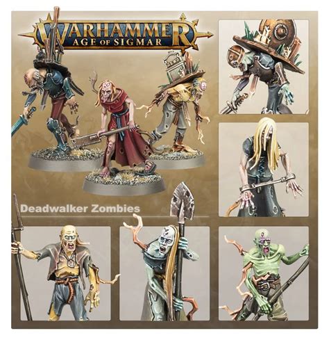 Games Workshop Age of Sigmar Soulblight Gravelords Deathrattle Deadwalker Zombies - Wonderland ...