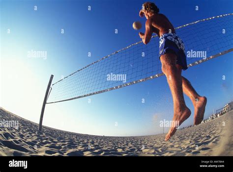 Beach Volleyball in Southern California USA Stock Photo - Alamy