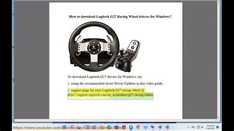 Download Logitech G27 Racing Wheel drivers for Windows 10/8/7 - YouTube