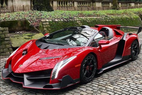 Lamborghini Veneno Black And Red - foocars