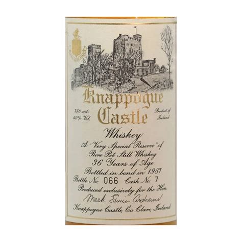 Buy Knappogue Castle 36 Year Old Single Malt Irish Whiskey Online