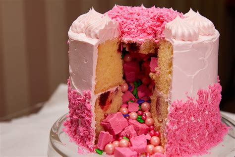 Pink Surprise Cake | The Maya Kitchen