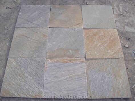 Quartzite Flooring Tile, China Green Quartzite Slabs Tiles ...