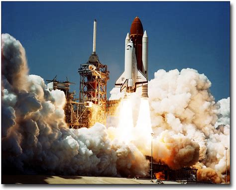 STS-6 SPACE SHUTTLE CHALLENGER LAUNCH NASA 8x10 SILVER HALIDE PHOTO PRINT | eBay