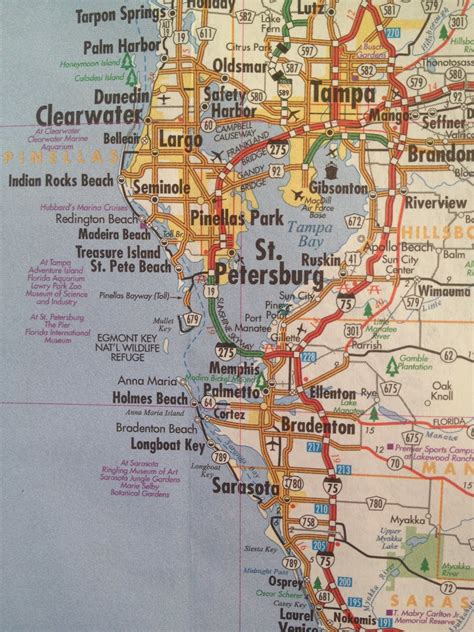 Map West Coast Florida - United States Map