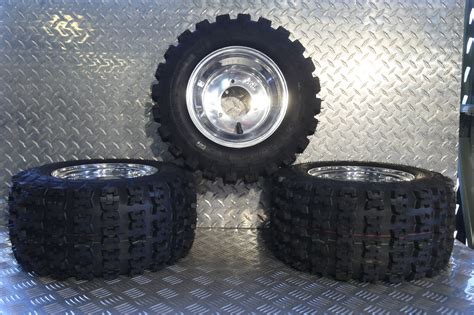 Honda Atc 70 Wheel Tire Kit Atc70 Wheels And Tires Polished Boss Atv ...