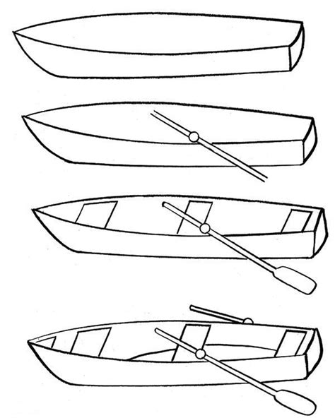 how to draw a boat easily How to draw a boat step-by-step: 12 great ...