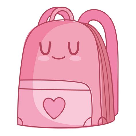 linda mochila de dibujos animados 3677159 Vector en Vecteezy