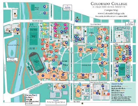 Colorado College Map • mappery