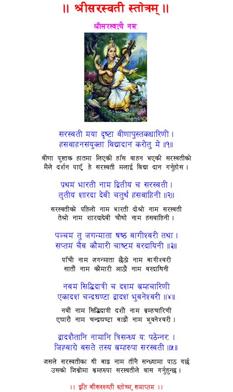 Maha Saraswati Stotram Pdf Download [BEST]