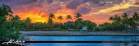 Dubois Park Lagoon Sunset Panoramic Jupiter Florida | HDR Photography by Captain Kimo