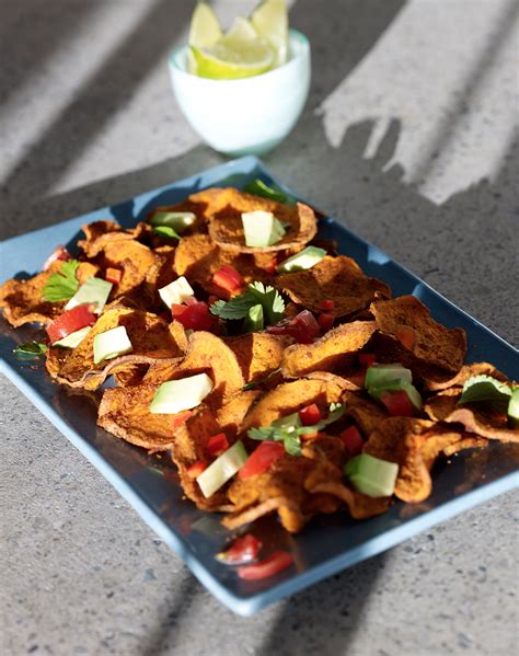 Loaded Sweet Potato Nachos - Rosanna Davison Nutrition