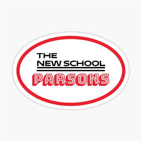 "The New School - Parsons School of Design School Pride Sticker ...