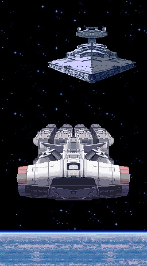 Star Wars Pixel Art Wallpaper Pixel Wars Star Strikes Empire Wallhaven ...