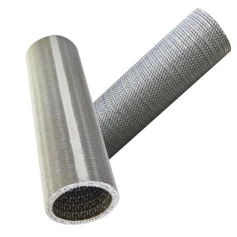 Stainless Steel 304 Sintered Mesh Filter Element Micron Grade Sintered Tube